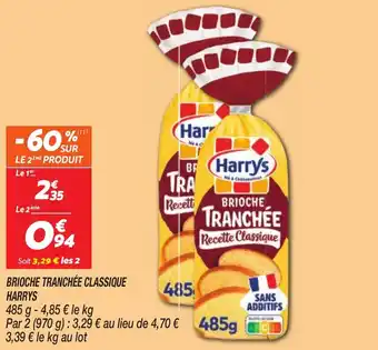 Netto HARRYS Brioche tranchée classique offre