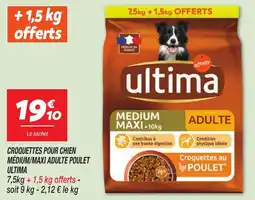 Netto ULTIMA Croquettes pour chien médium/maxi adulte poulet offre