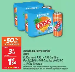 Netto OASIS Boisson aux fruits tropical offre