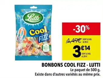 Supeco Bonbons cool fizz - lutti offre