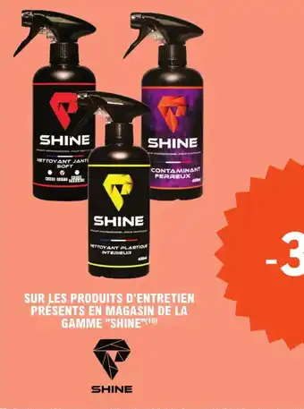 E.Leclerc L'Auto Sur les produits d'entretien présents en magasin de la gamme shine offre