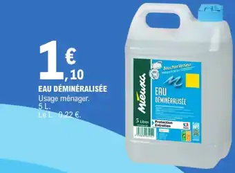 E.Leclerc Eau déminéralisée offre