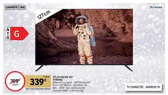 Intermarché Téléviseur 50" Strong offre