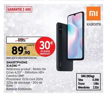 Intermarché Smartphone Xiaomi offre