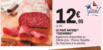 E.Leclerc "COCHONOU” Le pavé nature offre