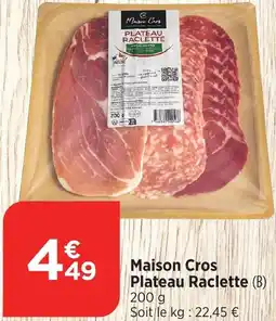 Bi1 Maison Cros Plateau Raclette offre