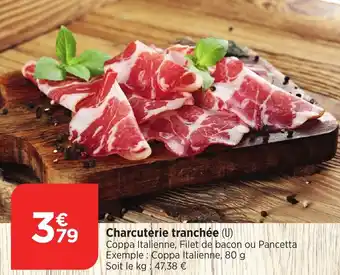 Bi1 Charcuterie tranchée offre