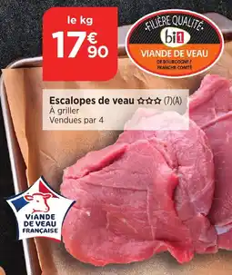 Bi1 Escalopes de veau offre