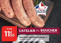 Bi1 Saucisses recette paysanne offre