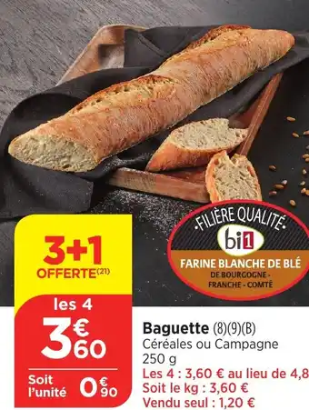 Bi1 Baguette offre