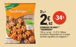 E.Leclerc "SEEBERGER" Cerneaux de noix offre