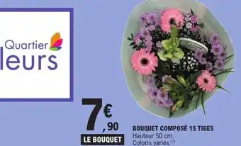 E.Leclerc Bouquet composé 15 tiges offre