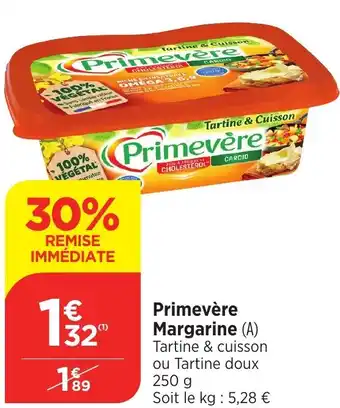 Bi1 Primevère Margarine offre