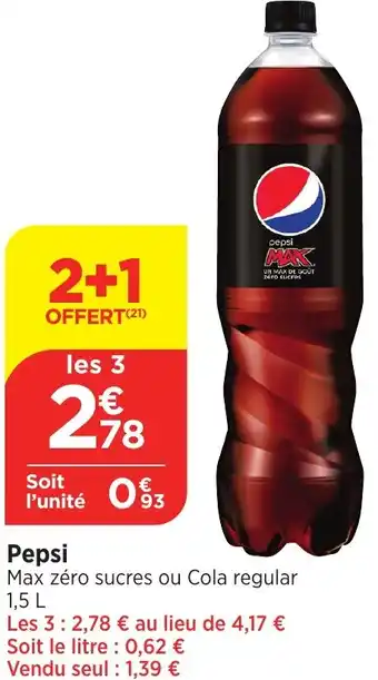 Bi1 Pepsi offre