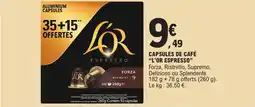 E.Leclerc "L'OR ESPRESSO"  Capsules de café offre