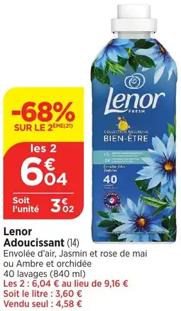 Bi1 Lenor Adoucissant offre