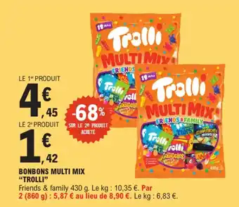 E.Leclerc "TROLLI" Bonbons multi mix offre