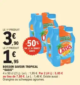 E.Leclerc "OASIS" Boisson saveur tropical offre