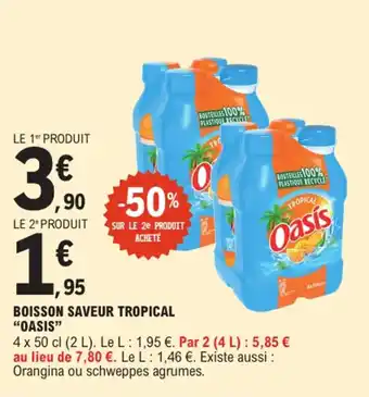 E.Leclerc "OASIS" Boisson saveur tropical offre