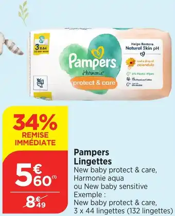 Bi1 Pampers Lingettes offre