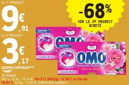 E.Leclerc "OMO" Lessive capsules offre