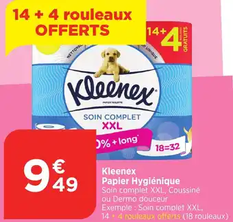 Bi1 Kleenex Papier Hygiénique offre