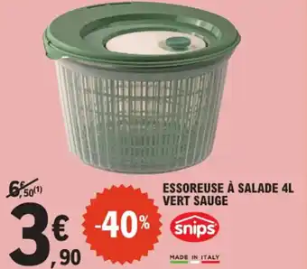 E.Leclerc Essoreuse à salade vert sauge offre