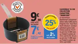 E.Leclerc "HOMESIDE" Casserole 16 cm collection caractère offre