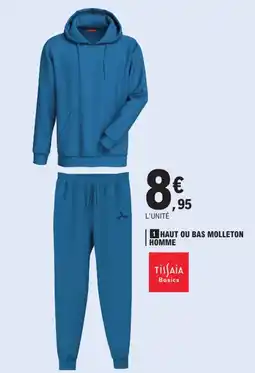 E.Leclerc TISSAIA Haut ou bas molleton homme offre