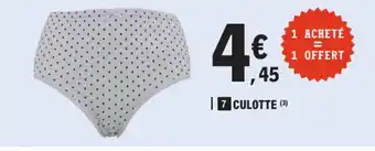 E.Leclerc Culotte offre