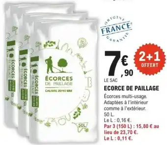 E.Leclerc Brico Ecorce de paillage offre