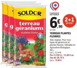 E.Leclerc Brico Terreau plantes fleuries offre