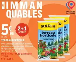 E.Leclerc Brico Terreau horticole offre