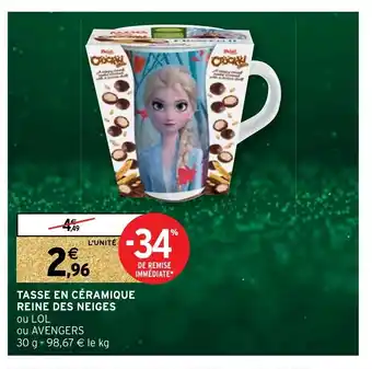 Intermarché Tasse En Céramique Reine Des Neiges offre