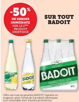 Super U BADOIT Sur tout offre