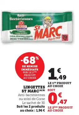 Super U ST MARC Lingettes offre