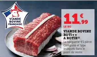 Super U Viande bovine roti a rotir offre