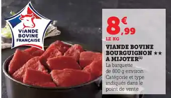 Super U Viande bovine bourguignon a mijoter offre