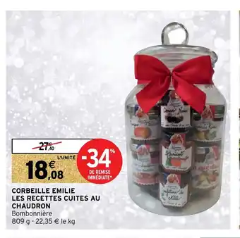 Intermarché Corbeille Emilie Les Recettes Cuites Au Chaudron offre