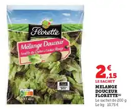 Super U FLORETTE Melange douceur offre