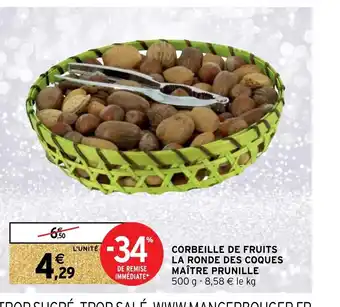 Corbeille De Fruits La Ronde Des Coques Maitre Punille