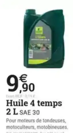 Espace emeraude Huile 4 temps offre