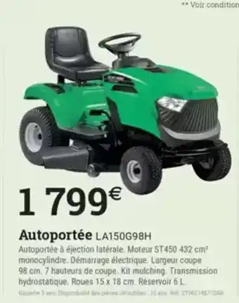 Espace emeraude Autoportée LA150G98H offre