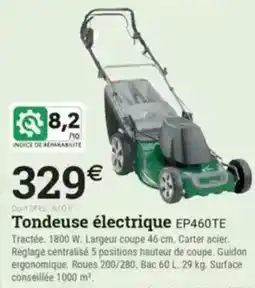 Espace emeraude Tondeuse électrique EP460TE offre