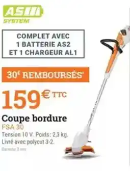 Espace emeraude Coupe bordure offre