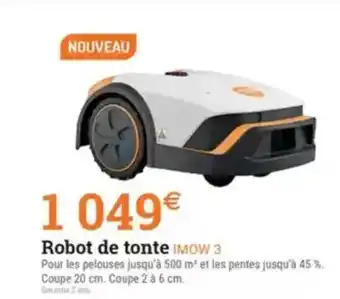 Espace emeraude Robot de tonte IMOW 3 offre