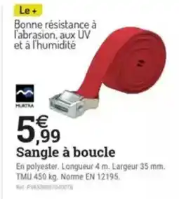 Espace emeraude Sangle à boucle offre