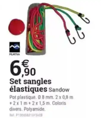 Espace emeraude Set sangles élastiques Sandow offre