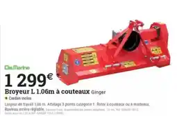 Espace emeraude Broyeur L 1.06m à couteaux offre