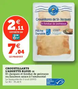 Utile Croustillants l'assiette bleue offre